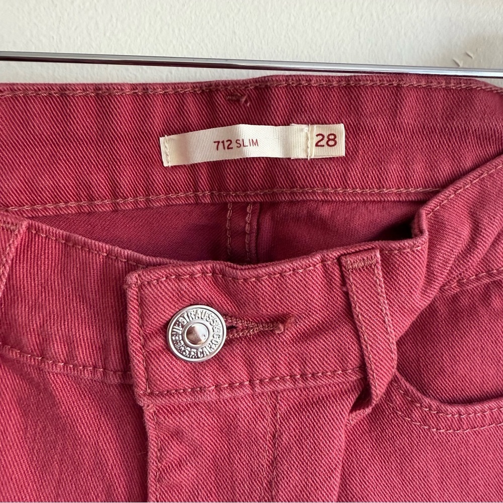 Levi's 712 Slim Ankle Vintage Jeans Size 28 - Picture 2 of 9